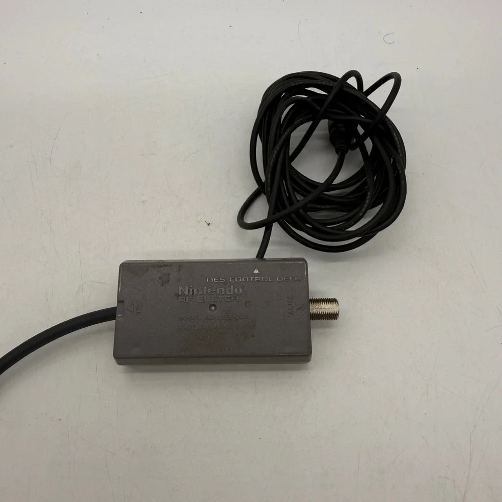 Nintendo RF Switch Adapter NES-003 Gray Official OEM Video Game Accessory